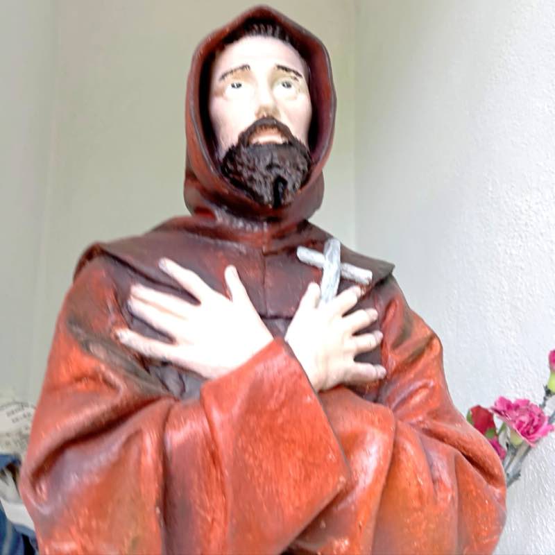 Restauro della statua di San Bernardino